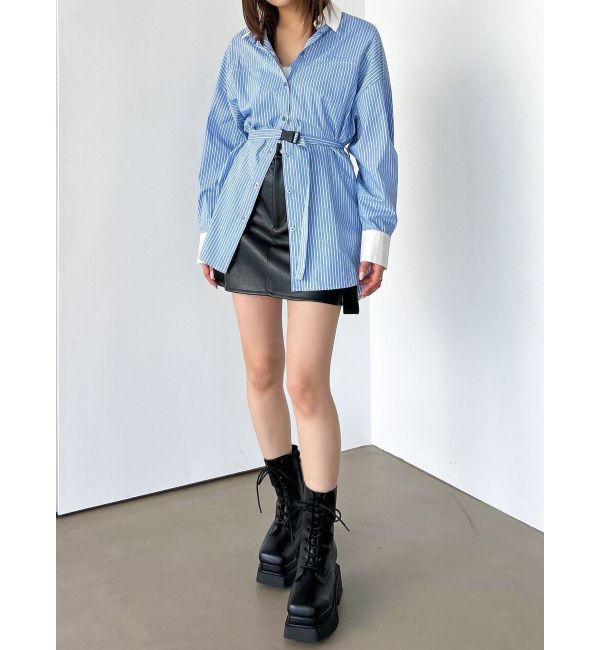 EMODA「ハングサスペンダーミニスカート」|スカート|