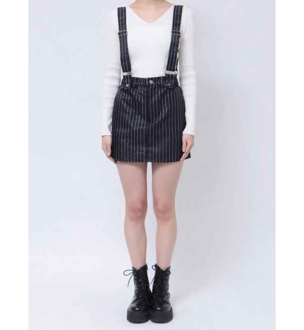 EMODA「ハングサスペンダーミニスカート」|スカート|