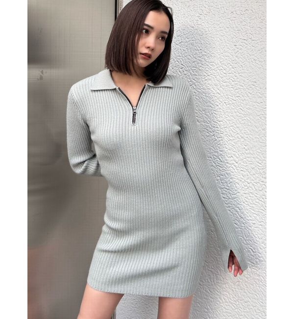 EMODA「カラージップニットワンピース」|ワンピース|