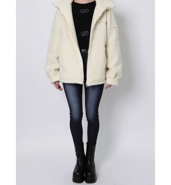 EMODA「セミウォッシュジャストウエストパギンス」|デニム|