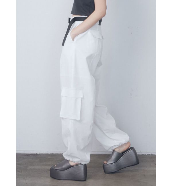 EMODA「ナイロンベルトタックパンツ」|その他|