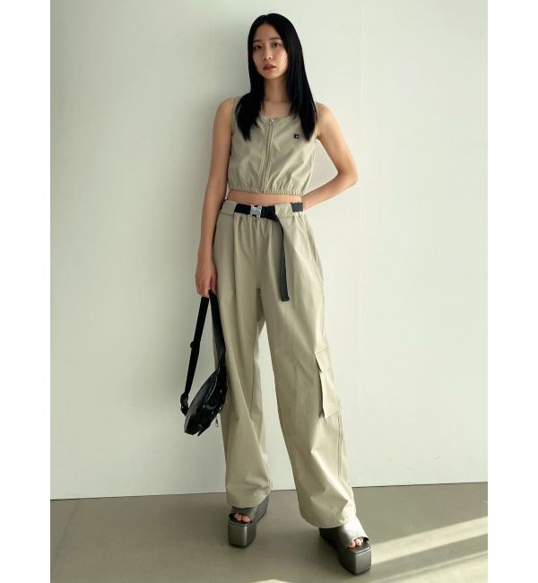 EMODA「ナイロンベルトタックパンツ」|その他|