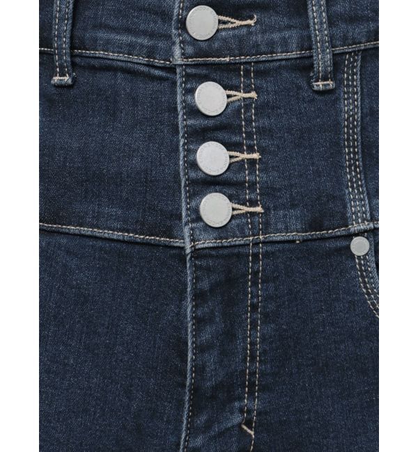 EMODA「ハイスリットハイウエストワイドジーンズ」|デニム|