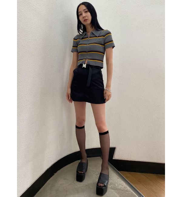 EMODA「ベルトボックスミニスカート」|スカート|