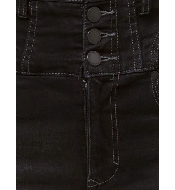 EMODA「スーパーハイウエストフレアパギンス」|デニム|