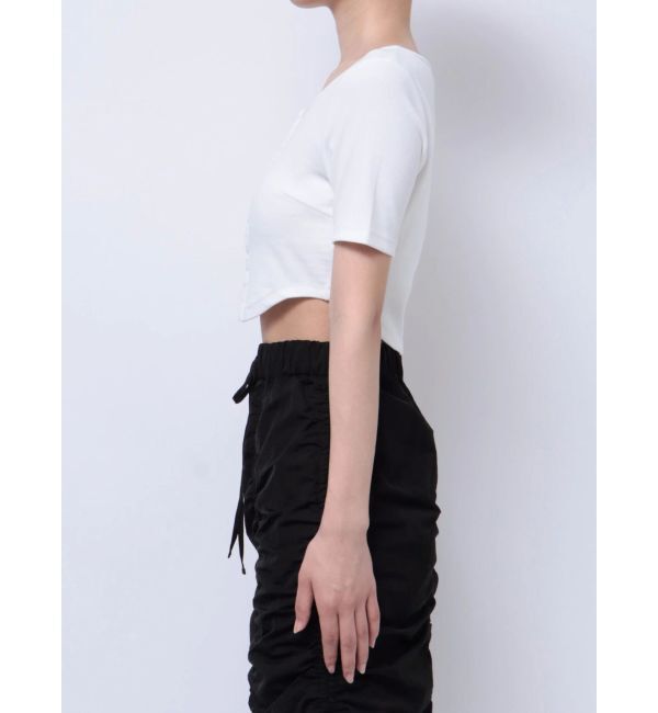 EMODA「ラウンドフックショートトップ」|Tシャツ・カットソー|