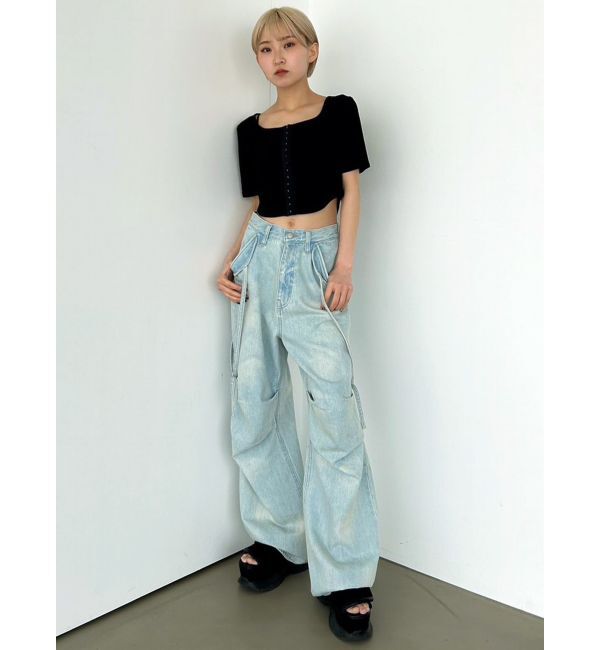 EMODA「ラウンドフックショートトップ」|Tシャツ・カットソー|