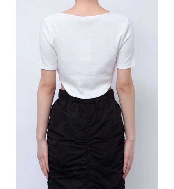 EMODA「ラウンドフックショートトップ」|Tシャツ・カットソー|