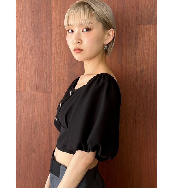 EMODA「ボックスEボタントップ」|シャツ・ブラウス|