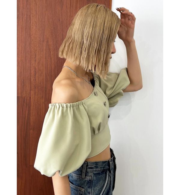 EMODA「ボックスEボタントップ」|シャツ・ブラウス|