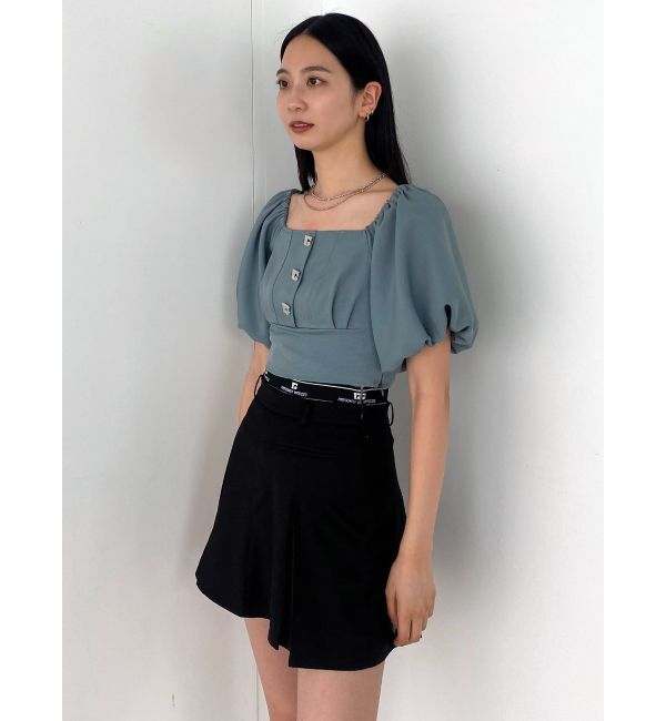 EMODA「ボックスEボタントップ」|シャツ・ブラウス|