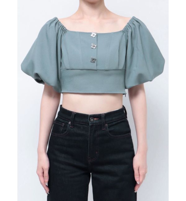 EMODA「ボックスEボタントップ」|シャツ・ブラウス|