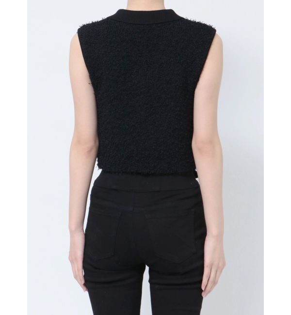 EMODA「フリンジヤーンジップタンクトップ」|タンクトップ|