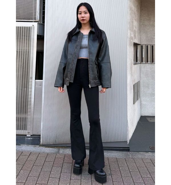 EMODA「【WEB限定】ストレッチリブパンツ」|その他|