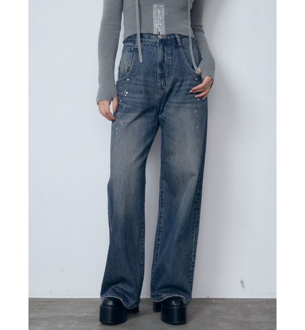 EMODA「スパークビジュールーズジーンズ」|デニム|