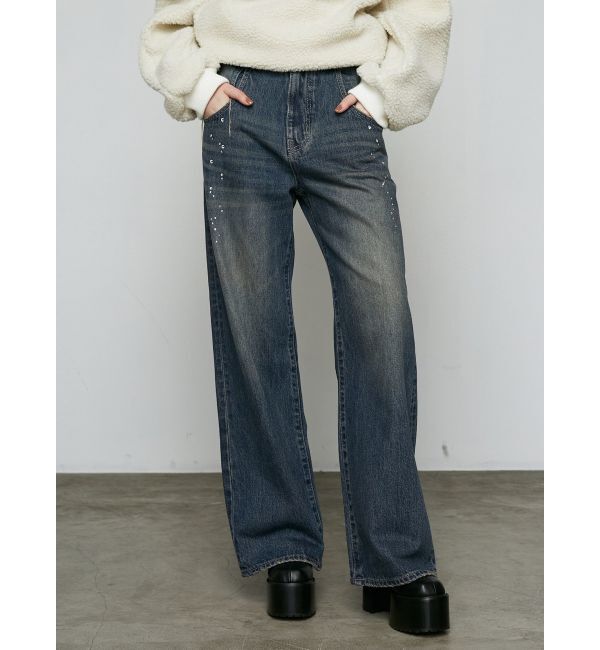 EMODA「スパークビジュールーズジーンズ」|デニム|