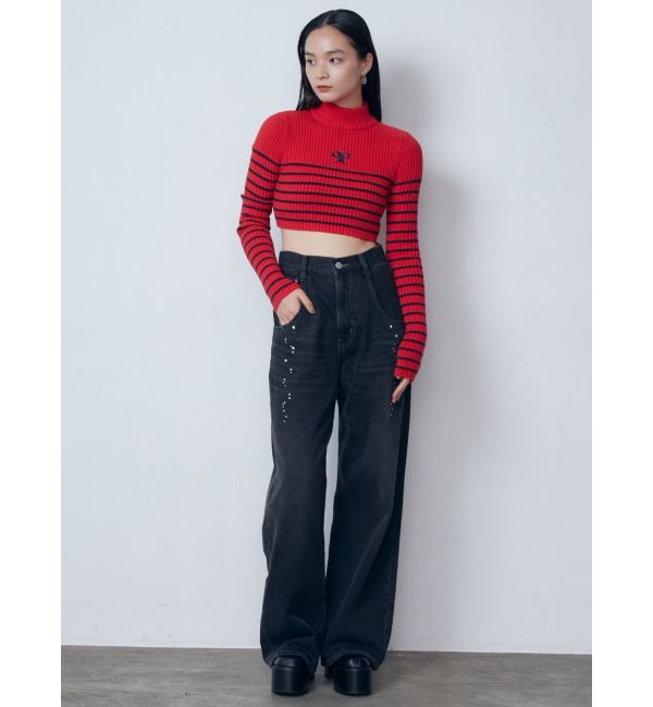 EMODA「スパークビジュールーズジーンズ」|デニム|