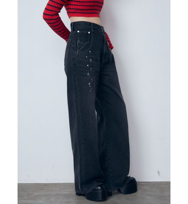 EMODA「スパークビジュールーズジーンズ」|デニム|