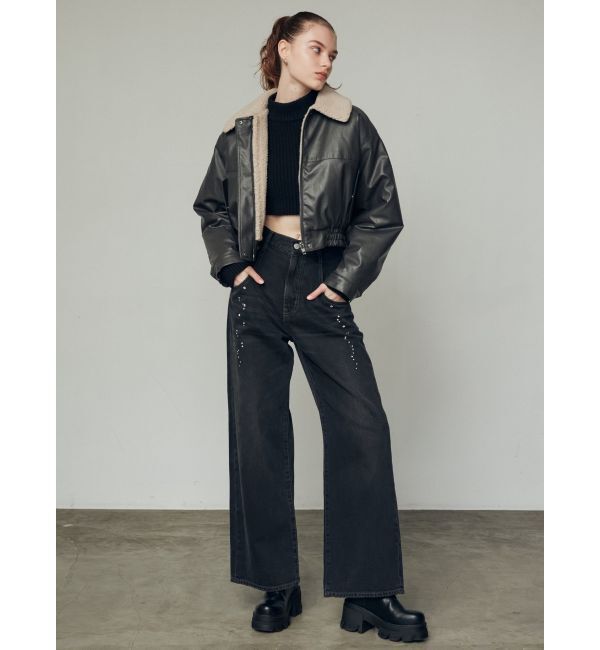 EMODA「スパークビジュールーズジーンズ」|デニム|