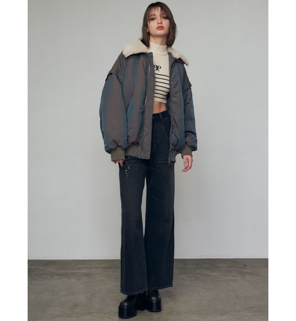 EMODA「スパークビジュールーズジーンズ」|デニム|