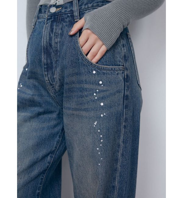 EMODA「スパークビジュールーズジーンズ」|デニム|