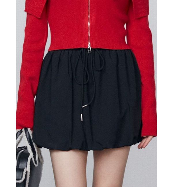 EMODA「バルーンミニスカート」|スカート|ブラック