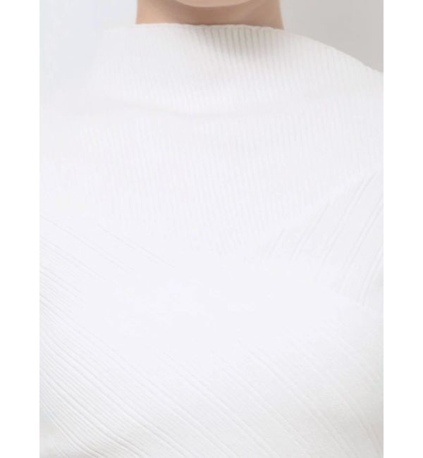 MERCURYDUO「2WAYアシメネックビスチェ風リブニット」|ニット・セーター|