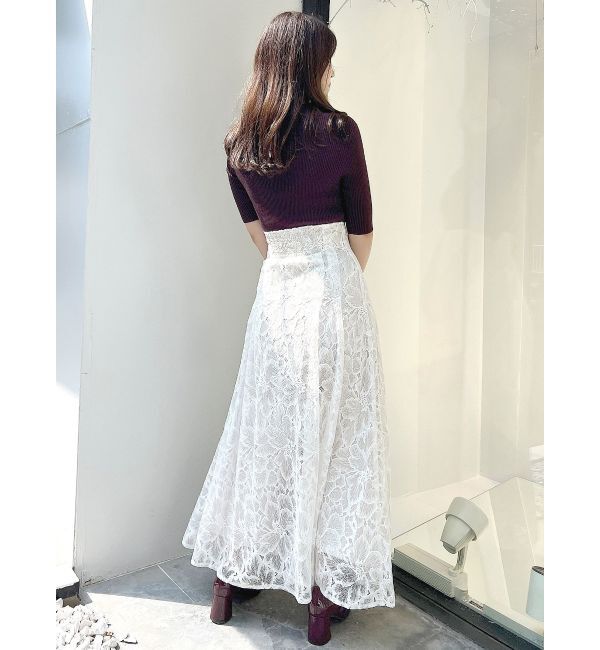 MERCURYDUO「2WAYアシメネックビスチェ風リブニット」|ニット・セーター|