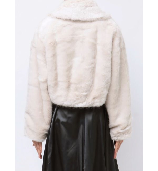 MERCURYDUO「テーラードカラーファーショートコート」|その他|