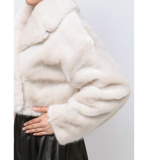 MERCURYDUO「テーラードカラーファーショートコート」|その他|