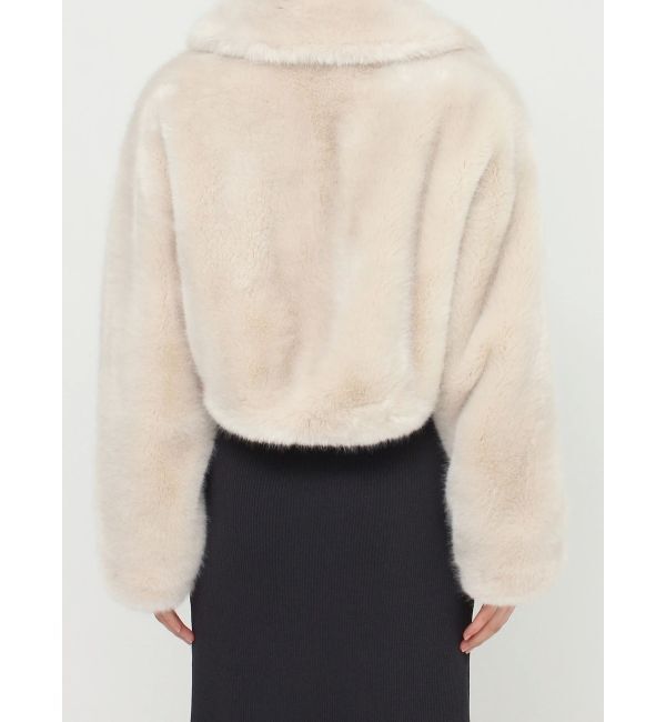 MERCURYDUO「テーラードカラーファーショートコート」|その他|