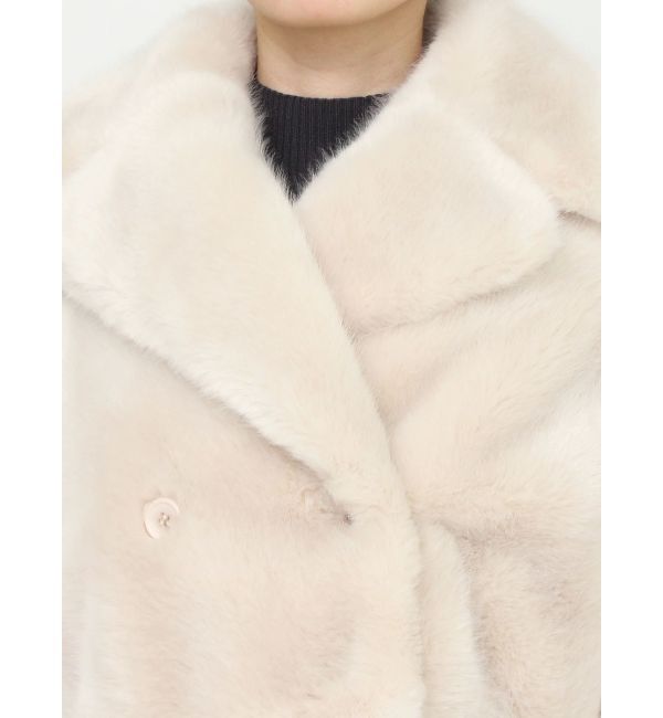 MERCURYDUO「テーラードカラーファーショートコート」|その他|