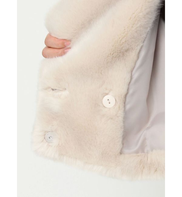 MERCURYDUO「テーラードカラーファーショートコート」|その他|