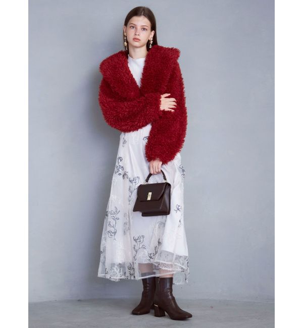 MERCURYDUO「テーラードカラーファーショートコート」|その他|