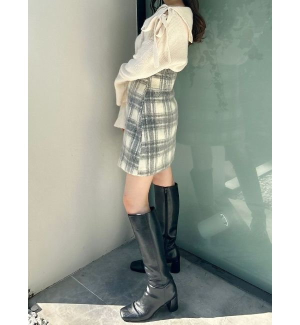 MERCURYDUO「2WAYアシメカラーニット」|ニット・セーター|