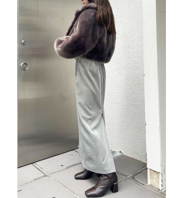 MERCURYDUO「ドロップパールナロースカート」|スカート|