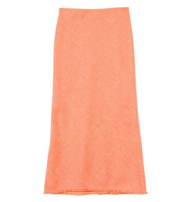 MERCURYDUO「【OUNNOUN】ヘビーリネンナロースカート」|スカート|