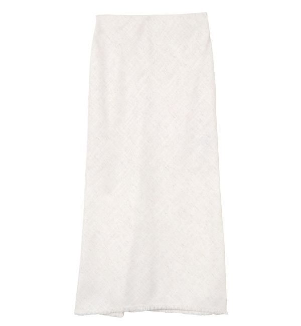 MERCURYDUO「【OUNNOUN】ヘビーリネンナロースカート」|スカート|