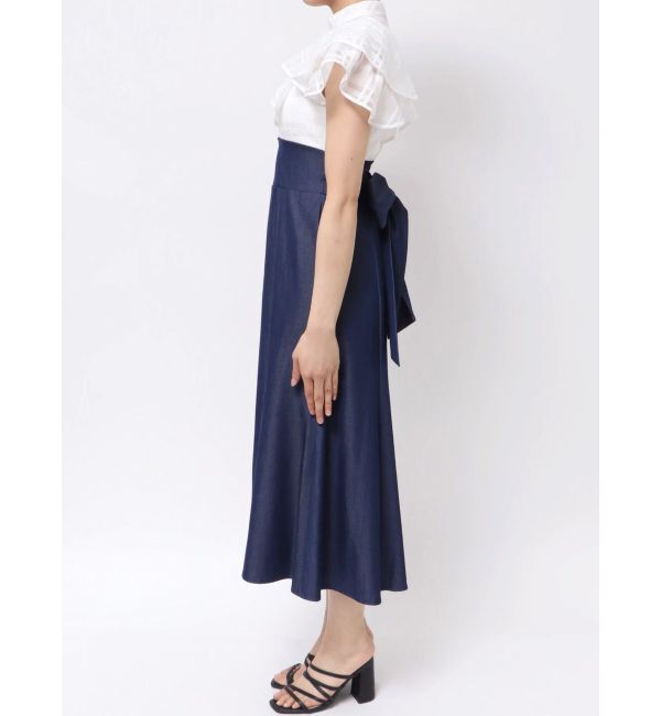 MERCURYDUO「シアーチェックラッフルドッキングワンピース」|ワンピース|