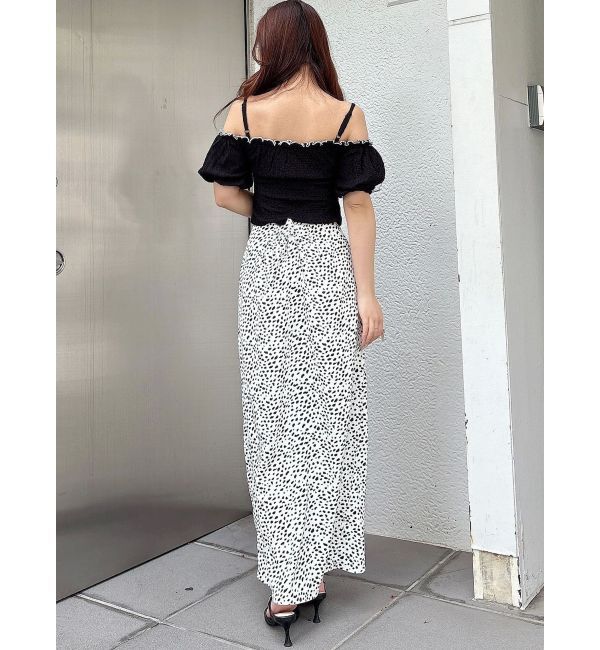 MERCURYDUO「【WEB限定カラーあり】アシメタックナロースカート」|スカート|