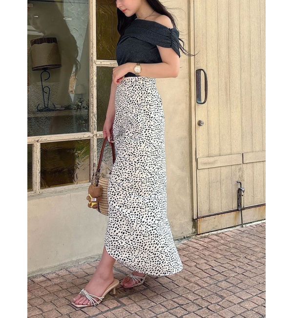 MERCURYDUO「【WEB限定カラーあり】アシメタックナロースカート」|スカート|