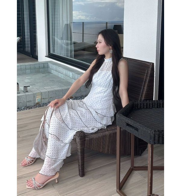 MERCURYDUO「シフォンティアードワンピース」|ワンピース|