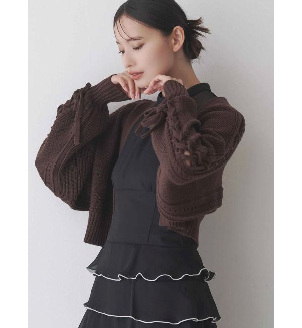 MERCURYDUO「シフォンティアードワンピース」|ワンピース|