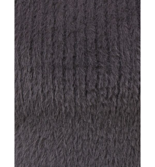 MERCURYDUO「ミニシャギーVネッククロップドニット」|ニット・セーター|