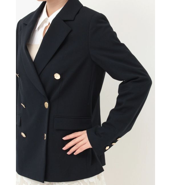 MERCURYDUO「メタルボタン使い紺ブレザー」|テーラードジャケット|