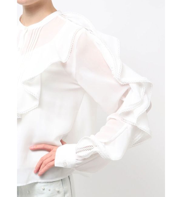 MERCURYDUO「ポイントレースブラウス」|シャツ・ブラウス|