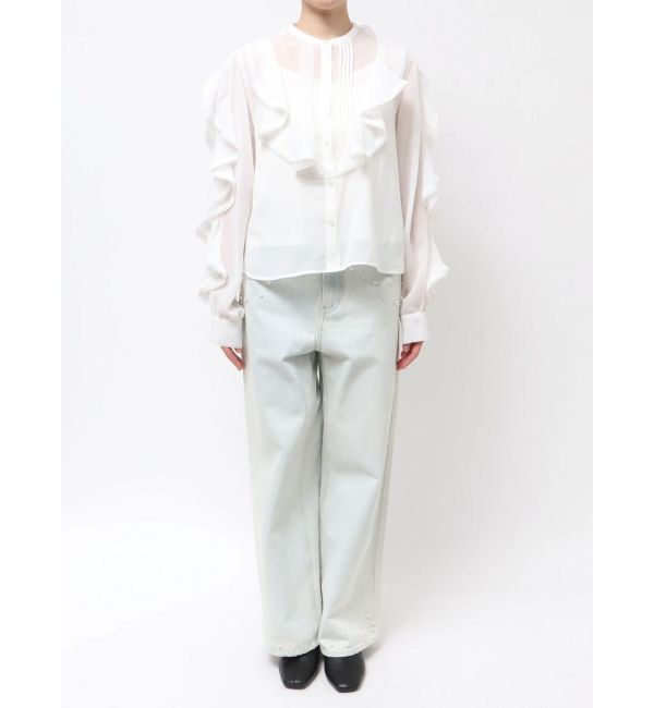 MERCURYDUO「ポイントレースブラウス」|シャツ・ブラウス|