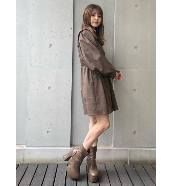 MURUA「ボリュームスリーブミニワンピース」|ワンピース|