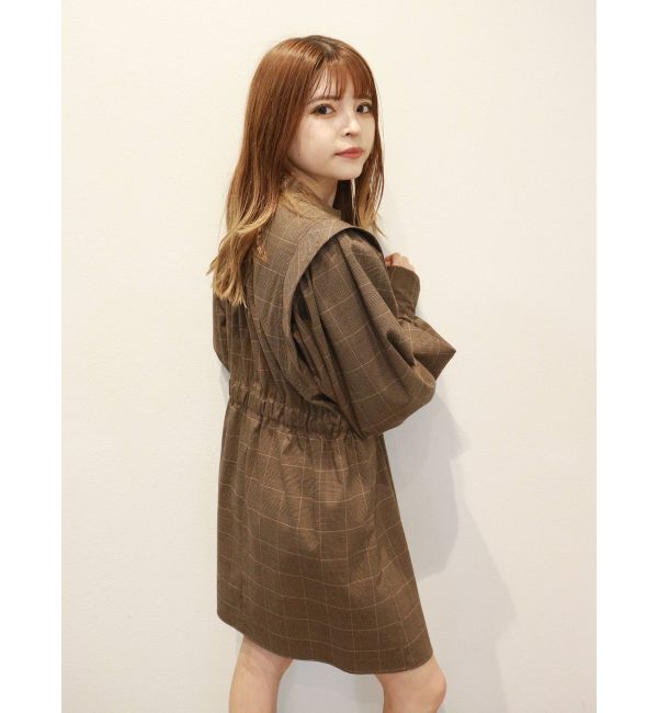MURUA「ボリュームスリーブミニワンピース」|ワンピース|