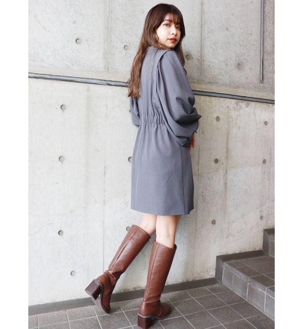 MURUA「ボリュームスリーブミニワンピース」|ワンピース|
